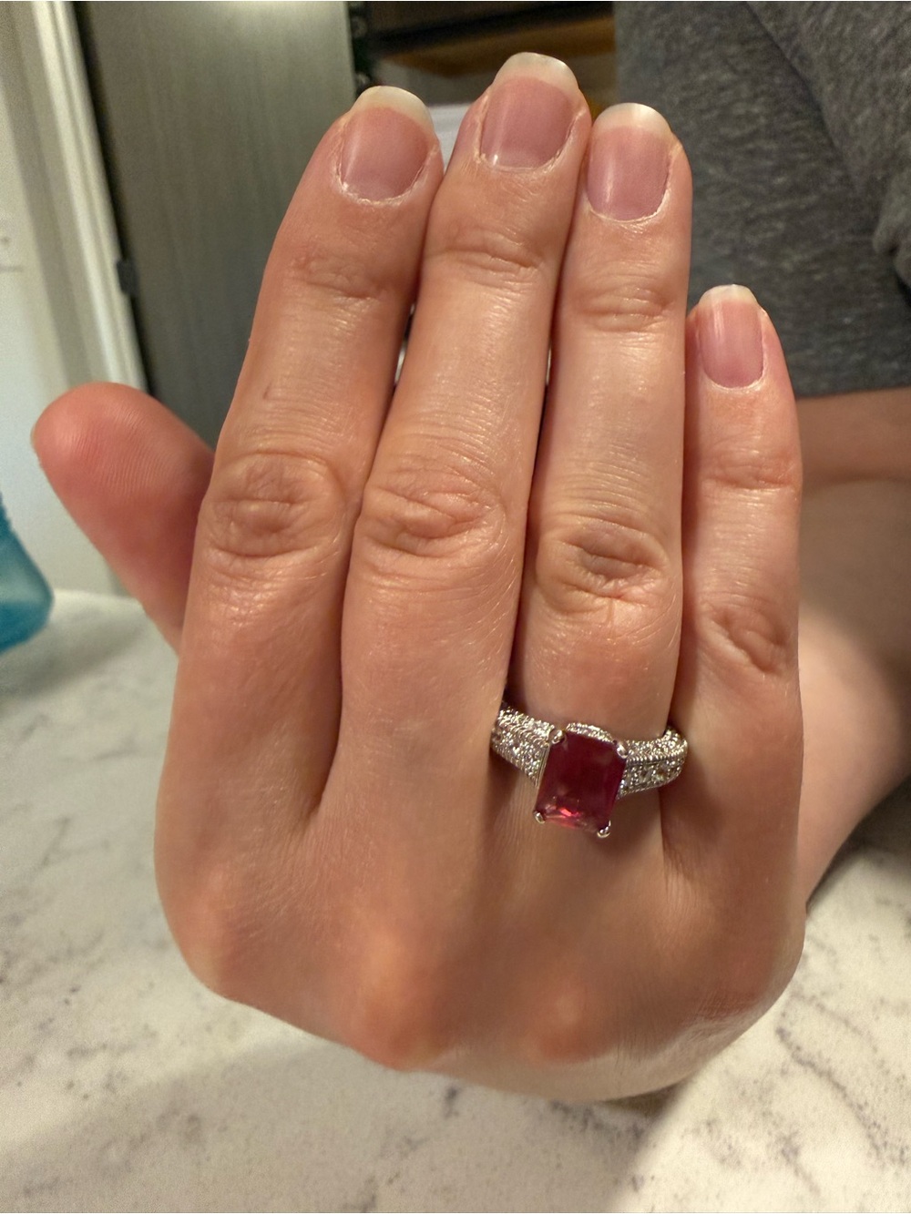 Beautiful Ruby ring (Sz 8)